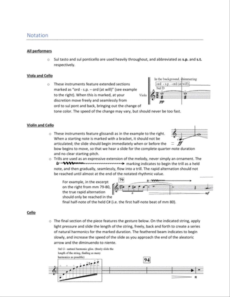 Cathedral of Light (for string quartet) String Quartet scores gallery preview page 3