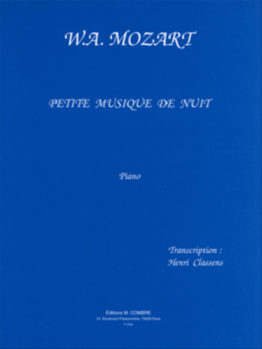 Petite musique de nuit Piano Solo scores gallery preview page 1