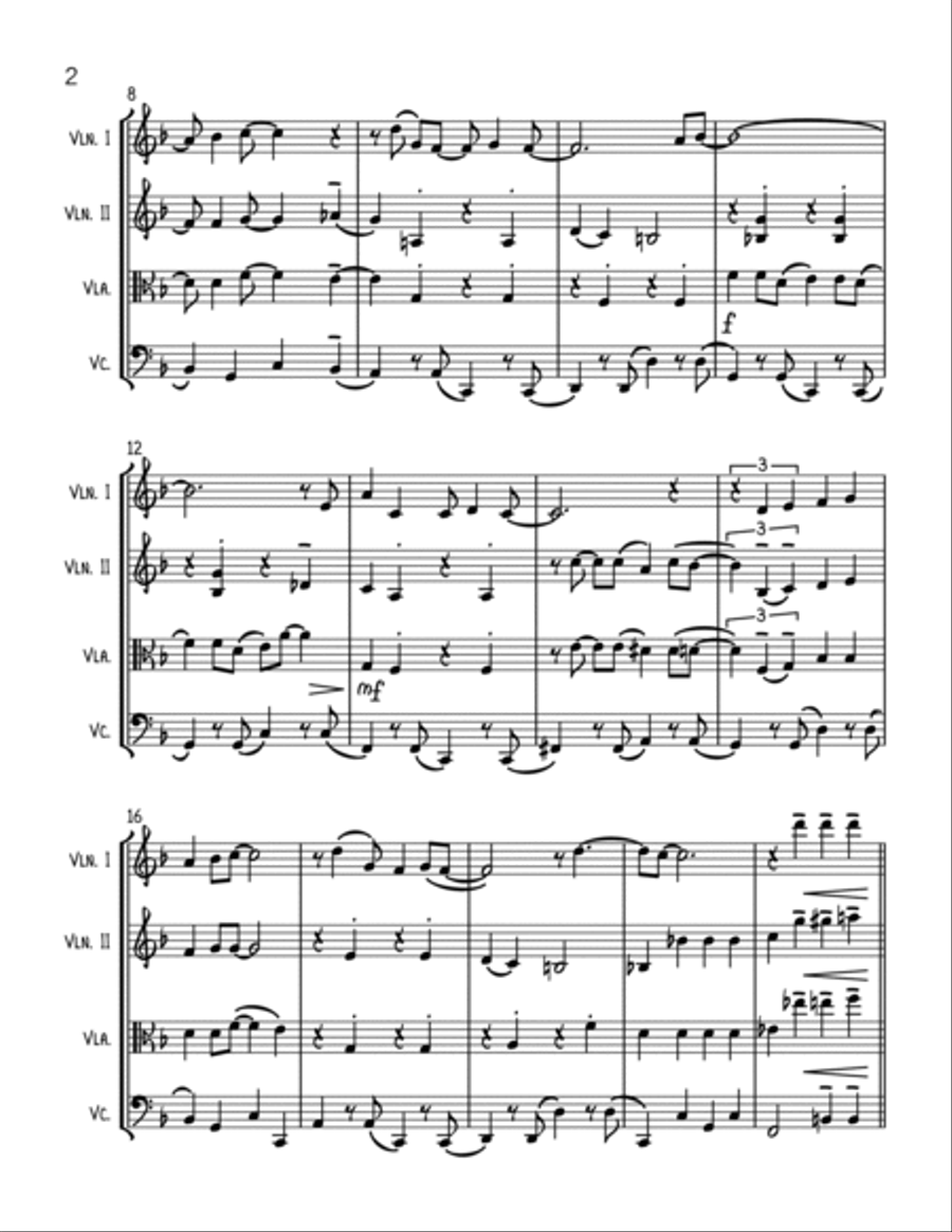 Have You Met Miss Jones? Have You Met Miss Jones? String Quartet scores gallery preview page 2