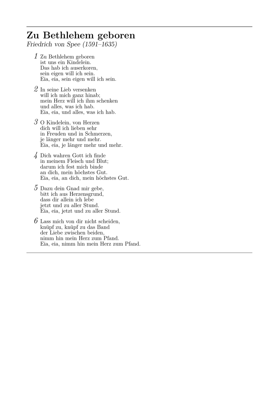 Zu Bethlehem geboren (Gotteslob 239) Piano Solo scores gallery preview page 3
