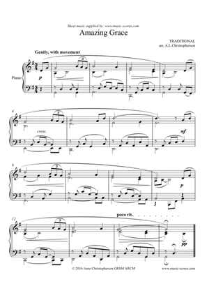 Amazing Grace - Piano solo