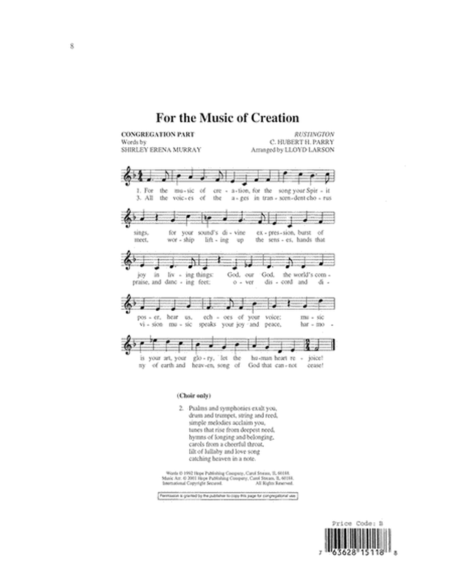 For the Music of Creation image number null