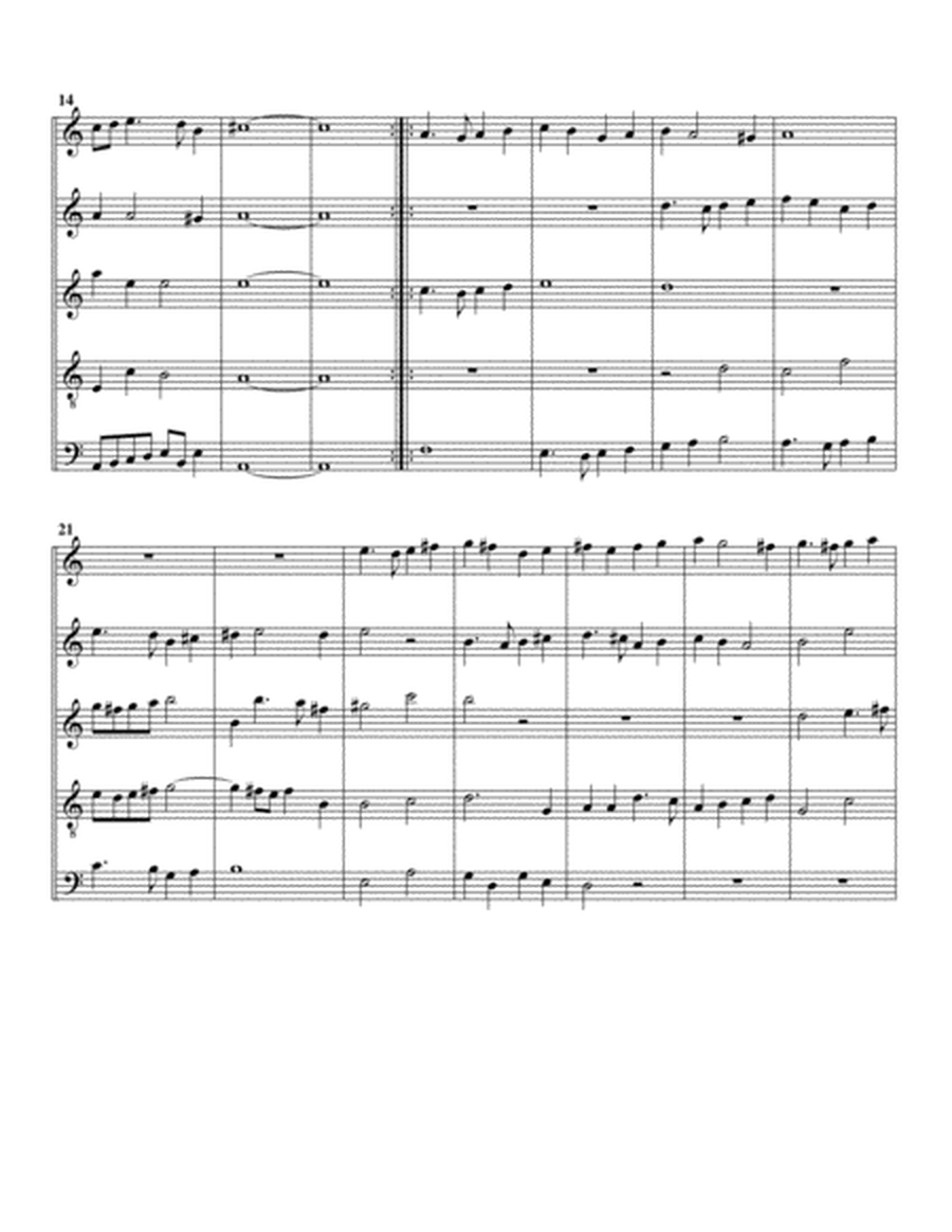 Pavan & Galliard Earl Strafford (arrangement for 5 recorders)