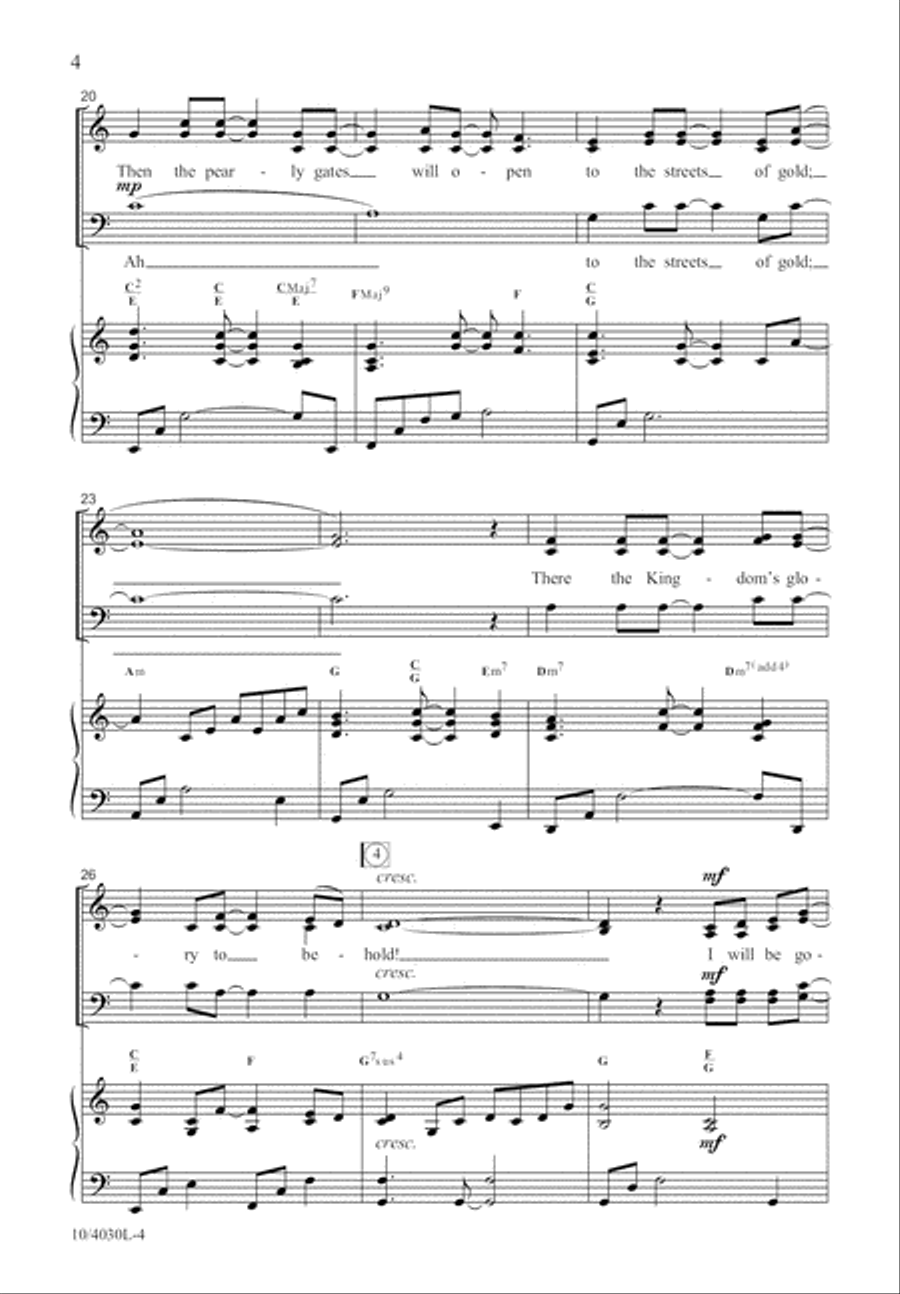 Going Home 4-Part scores gallery preview page 5
