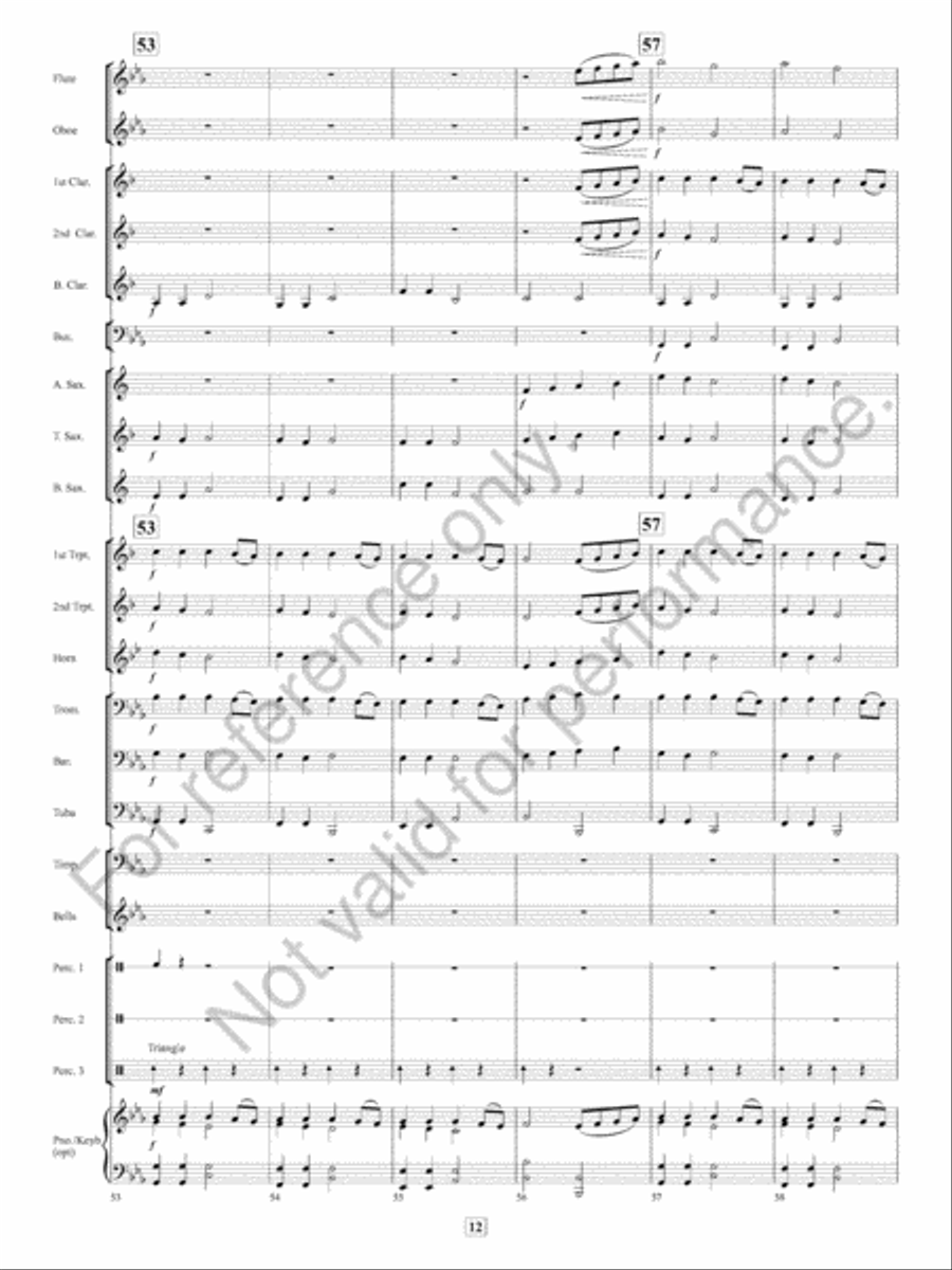 Missa Festi Concert Band scores gallery preview page 13