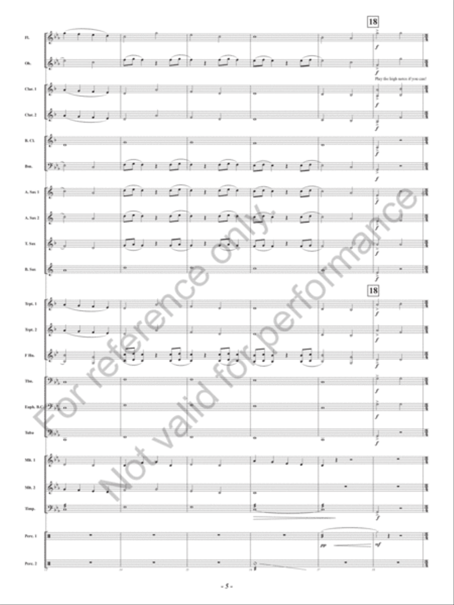 Jellyfish Concert Band scores gallery preview page 6