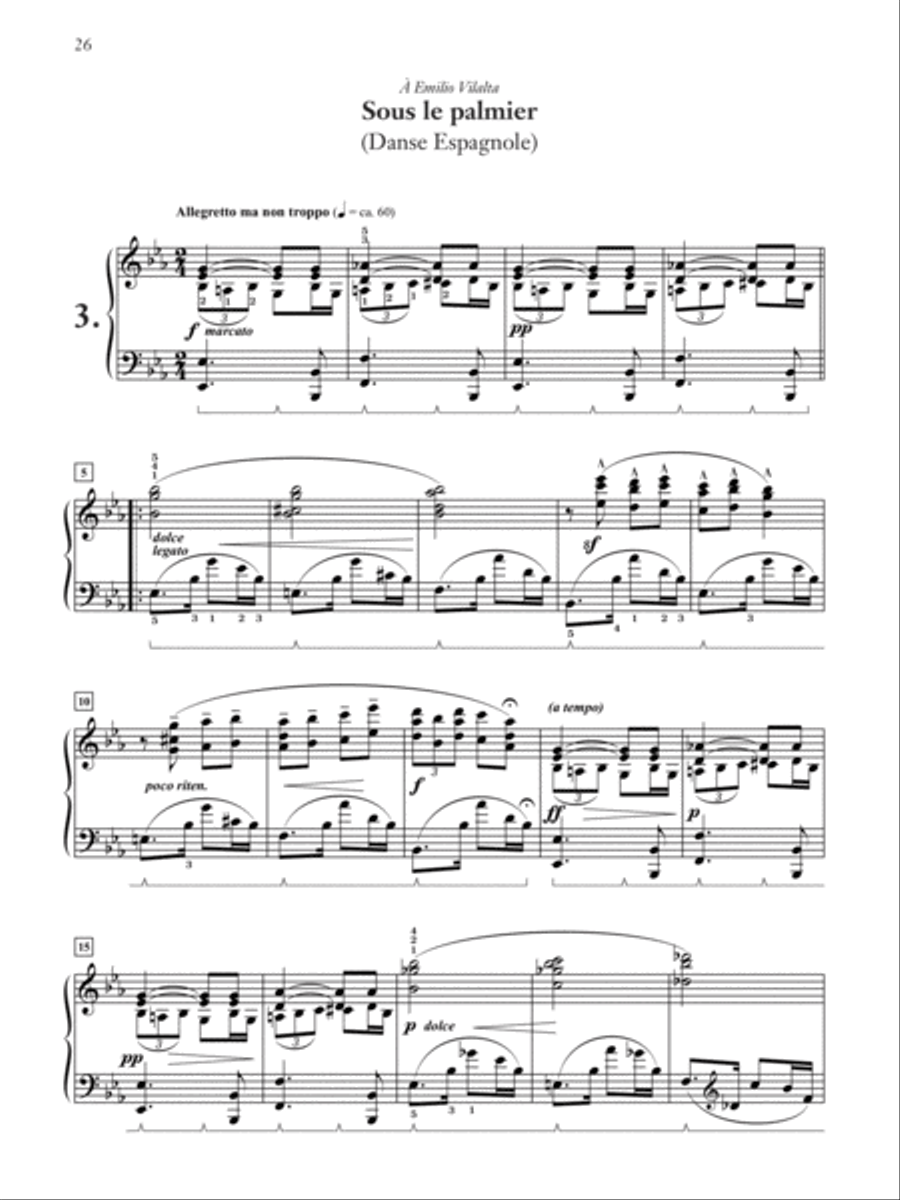 Cantos de España, Op. 232 Piano Solo scores gallery preview page 4