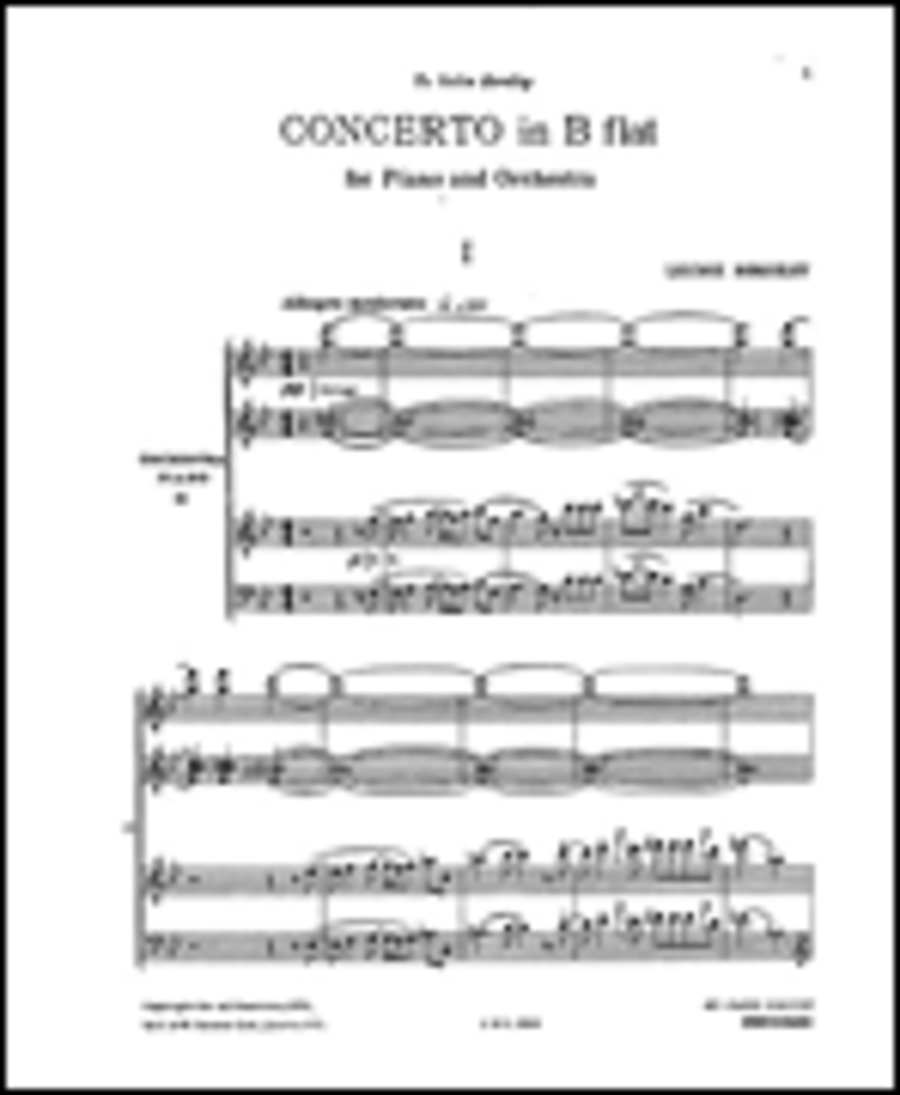 Lennox Berkeley: Piano Concerto In B Flat Op.29 (2 Piano Reduction) Piano Solo scores gallery preview page 1