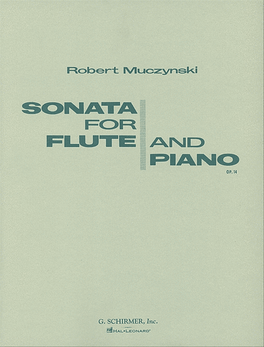 Sonata for Flute and Piano, Op. 14 Flute Solo scores gallery preview page 1