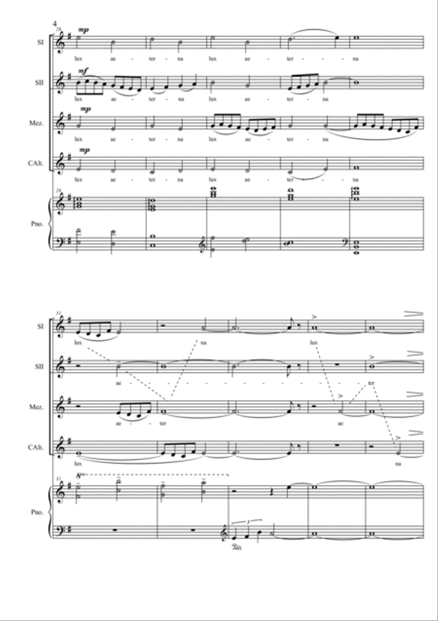 Lux Aeterna SSAA scores gallery preview page 4
