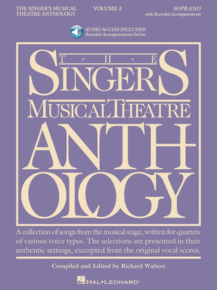 Singers Musical Theatre Anth V3 Sop Book/Online Audio