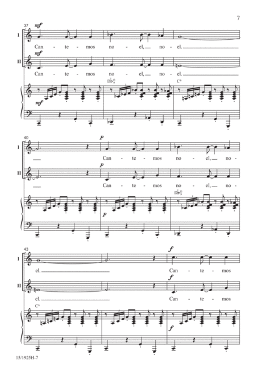 Latin American Christmas Latin American Christmas 2-Part scores gallery preview page 7