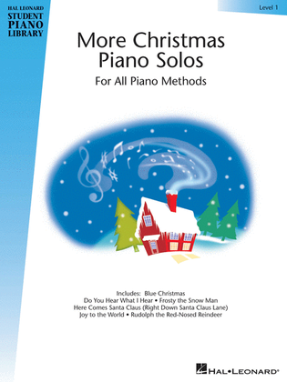Book cover for More Christmas Piano Solos – Level 1