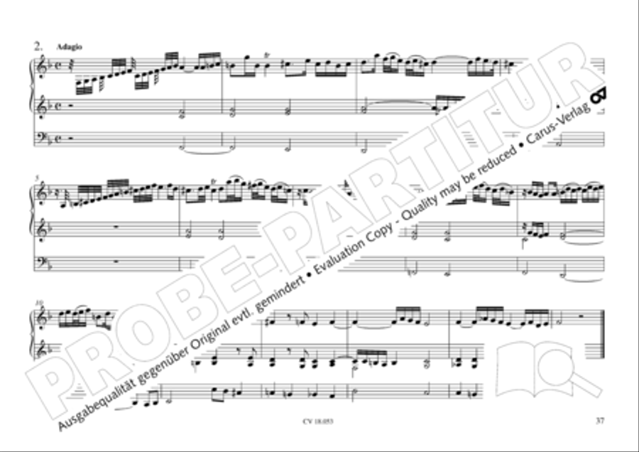 Das Husumer Orgelbuch von 1758 Organ Solo scores gallery preview page 38