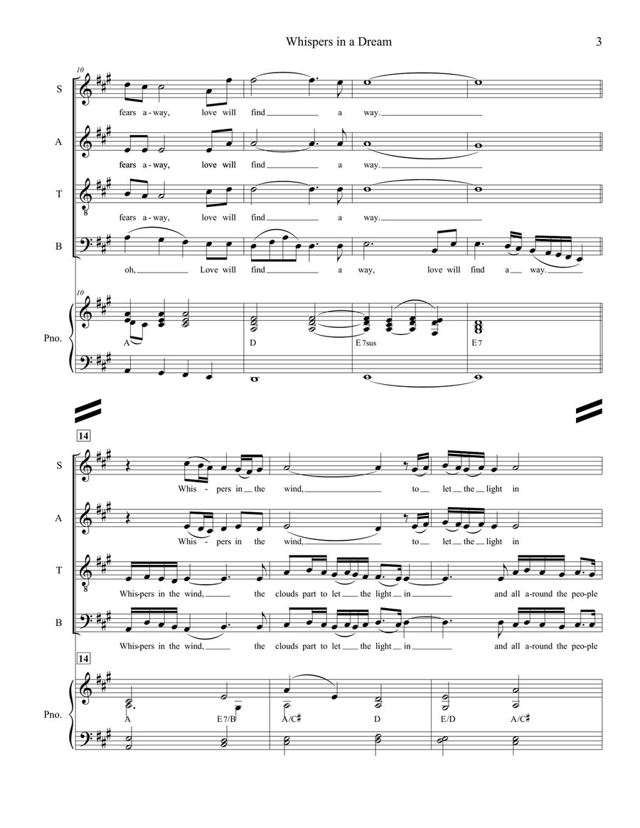 Gabriel's Oboe 4-Part scores gallery preview page 3