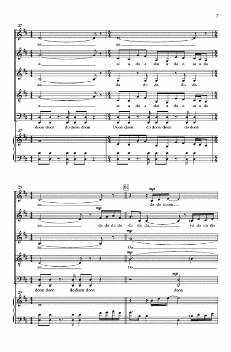 Gota Gota SSAATB scores gallery preview page 6