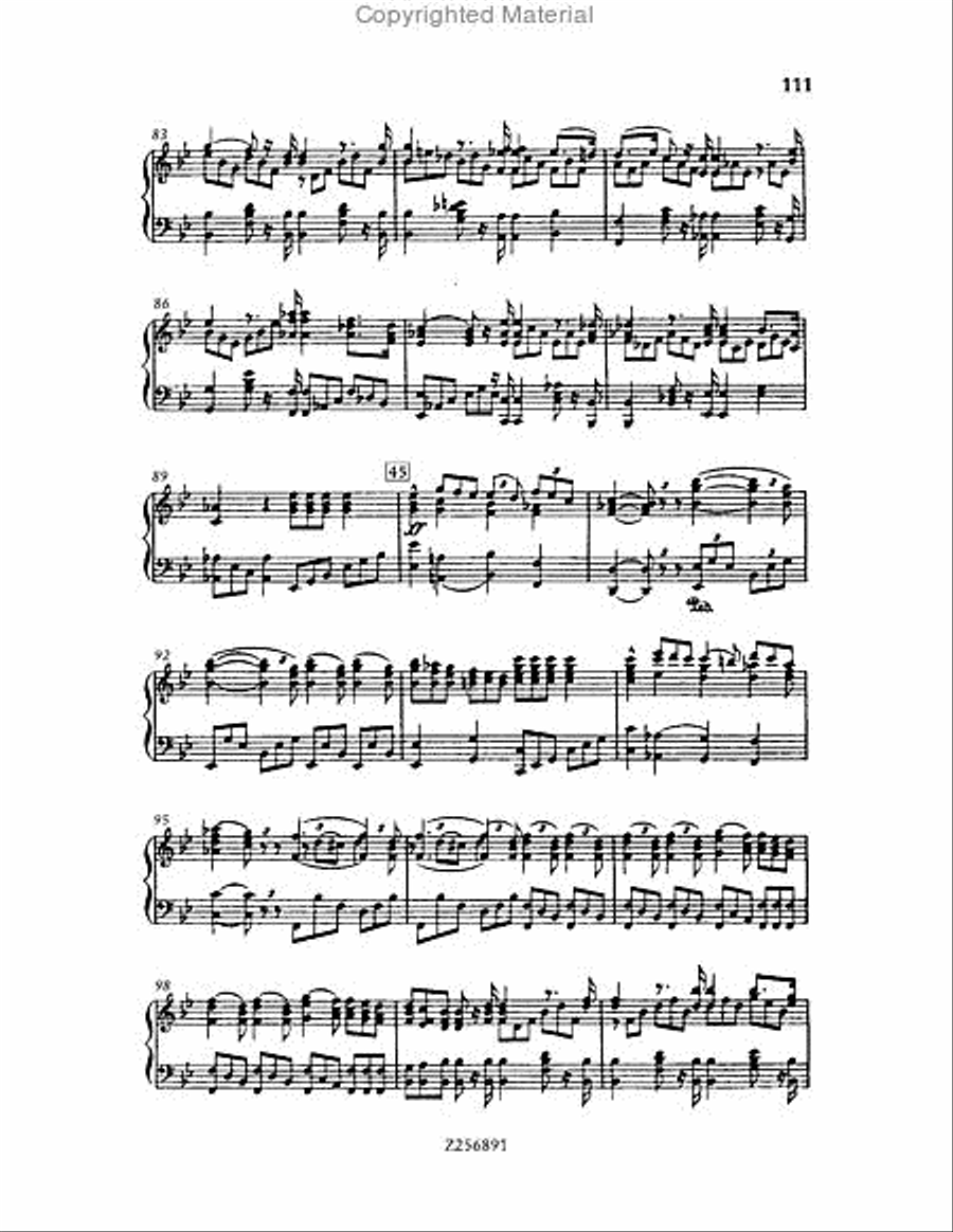 Te Deum, H 118 Choir scores gallery preview page 111