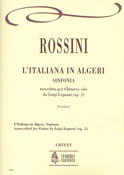 L’Italiana in Algeri. Sinfonia transcribed by Luigi Legnani (Op. 2) for Guitar image number null