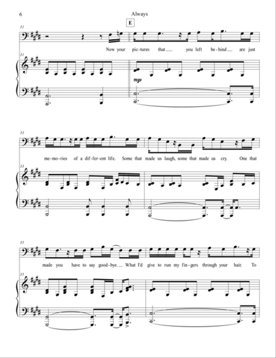 Always Voice scores gallery preview page 6
