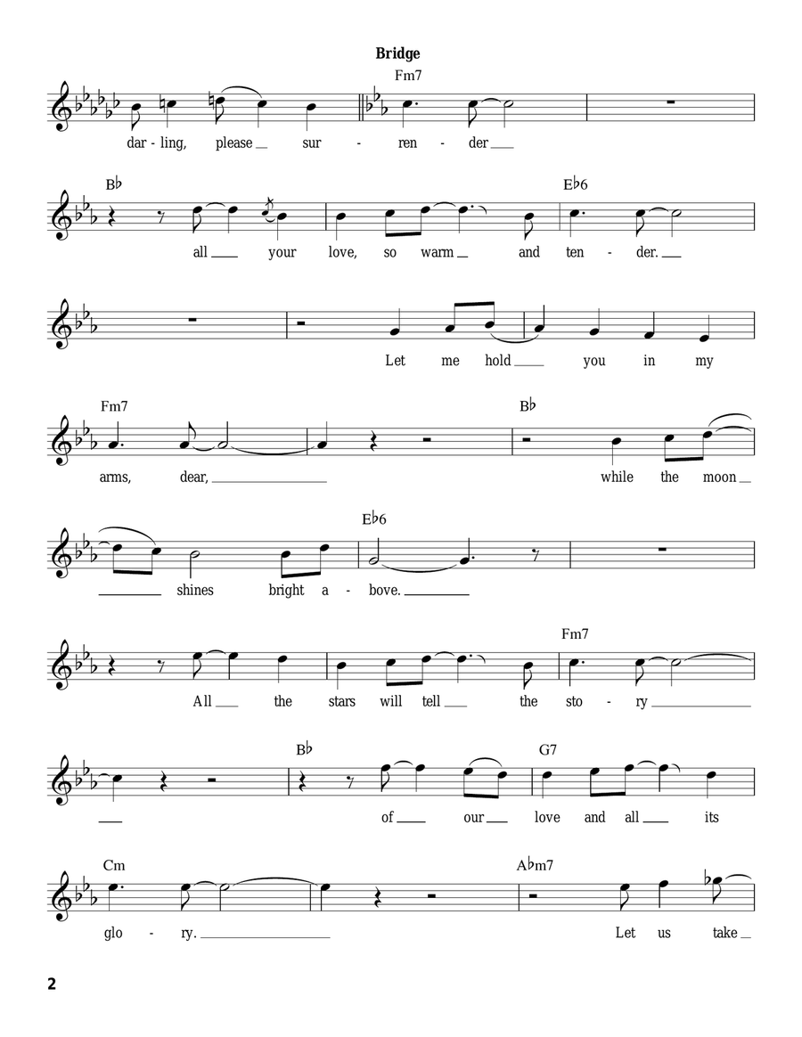 Surrender Voice scores gallery preview page 2
