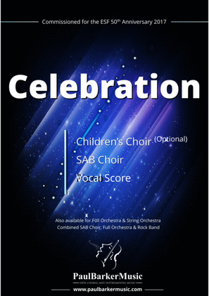 Celebration (SAB Choir Score)