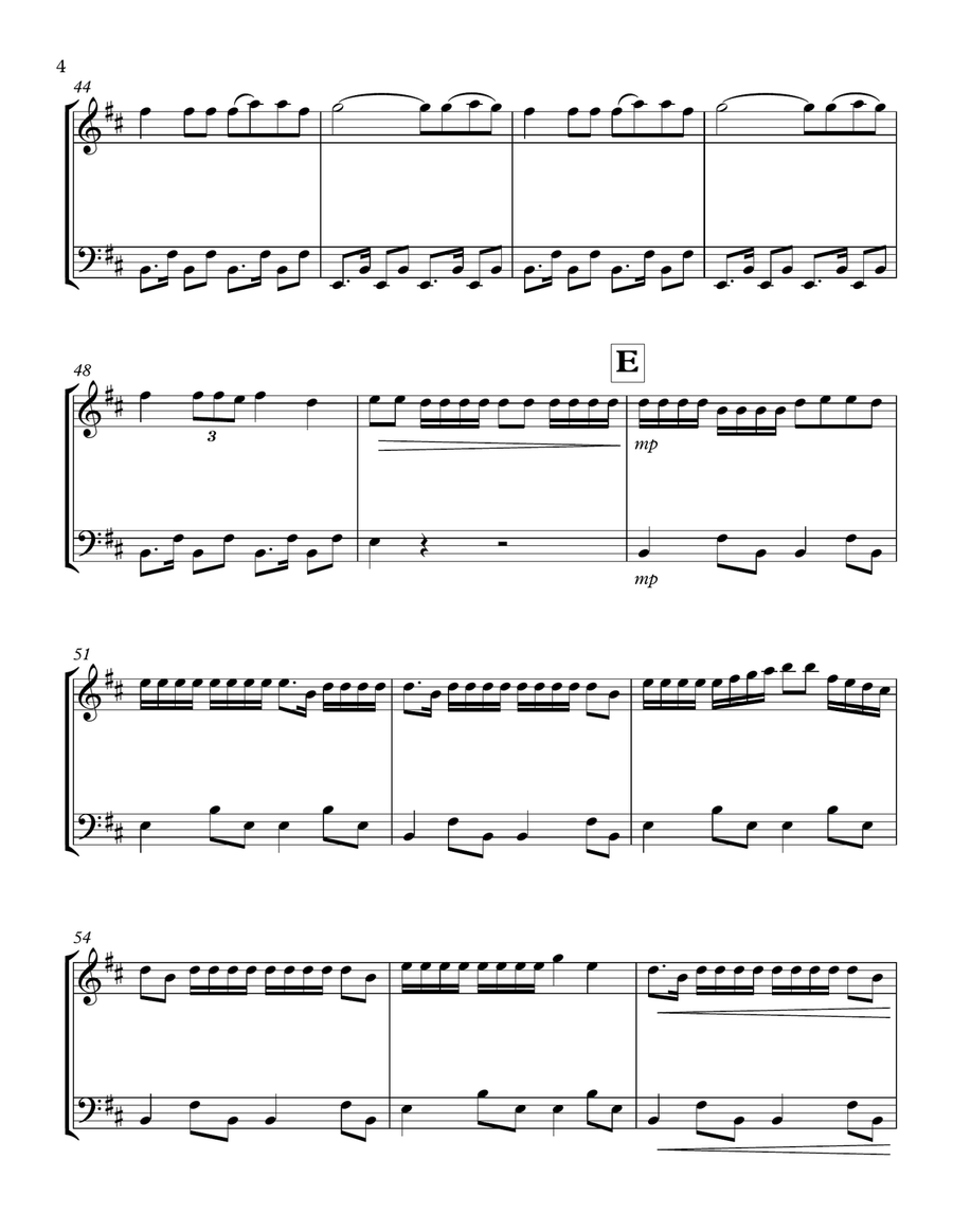 Te Bote Remix String Duet scores gallery preview page 4