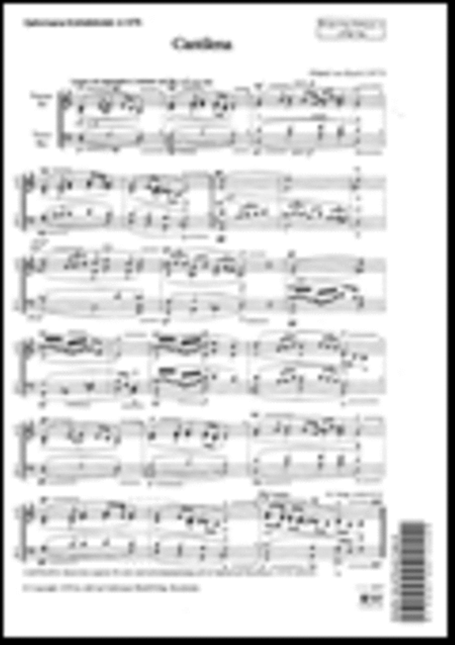 Cantilena Cantilena 4-Part scores gallery preview page 1