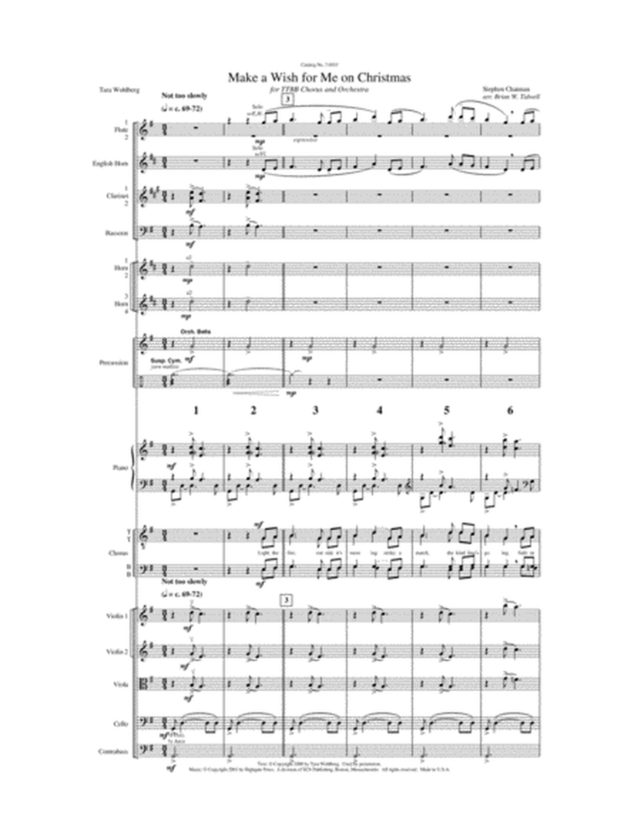 Make a Wish for Me on Christmas (Downloadable Orchestra Score)
