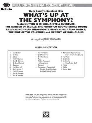 What's Up at the Symphony? (Bugs Bunny's Greatest Hits): Score