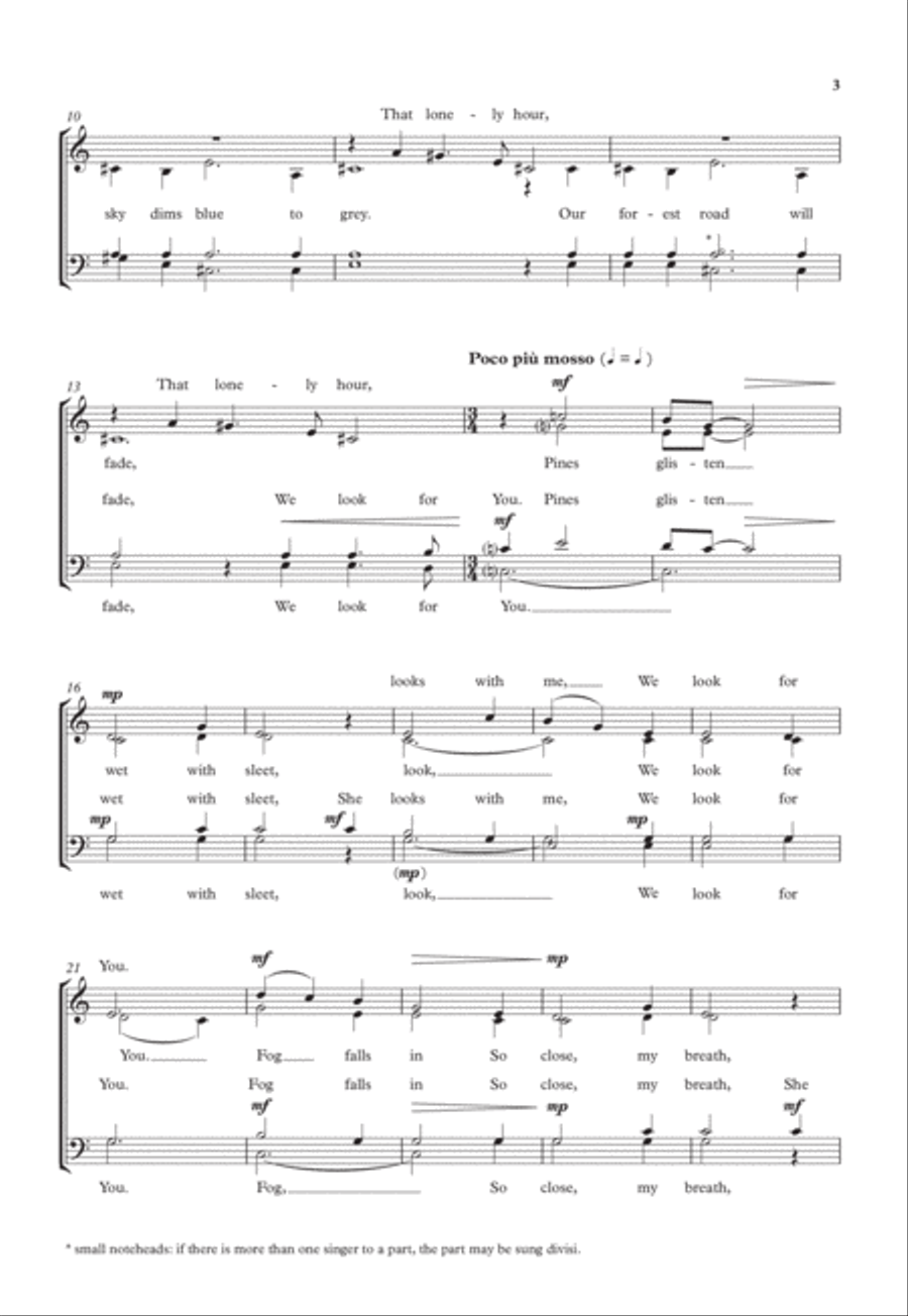 A Winter Breviary 4-Part scores gallery preview page 3