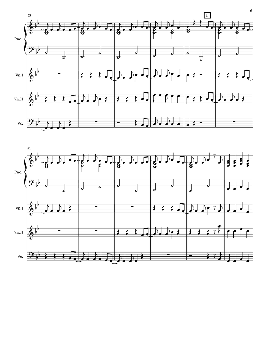 Under The Sea Under The Sea Piano Quartet scores gallery preview page 6
