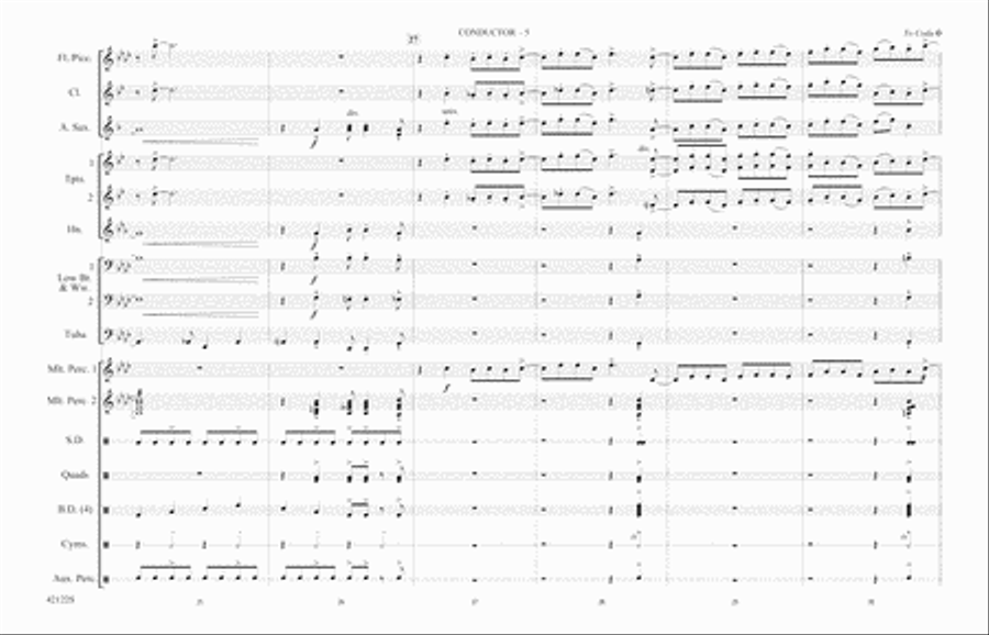 Give It One: Score Give It One: Score Marching Band scores gallery preview page 5