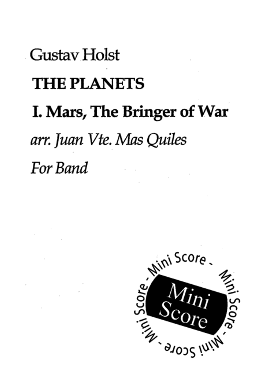 Mars, The Bringer Of War Mars, The Bringer Of War Concert Band scores gallery preview page 3