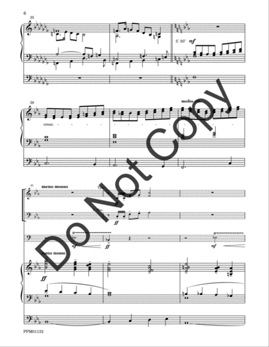 Cortege: Intrada, Arioso, Finale Percussion scores gallery preview page 33