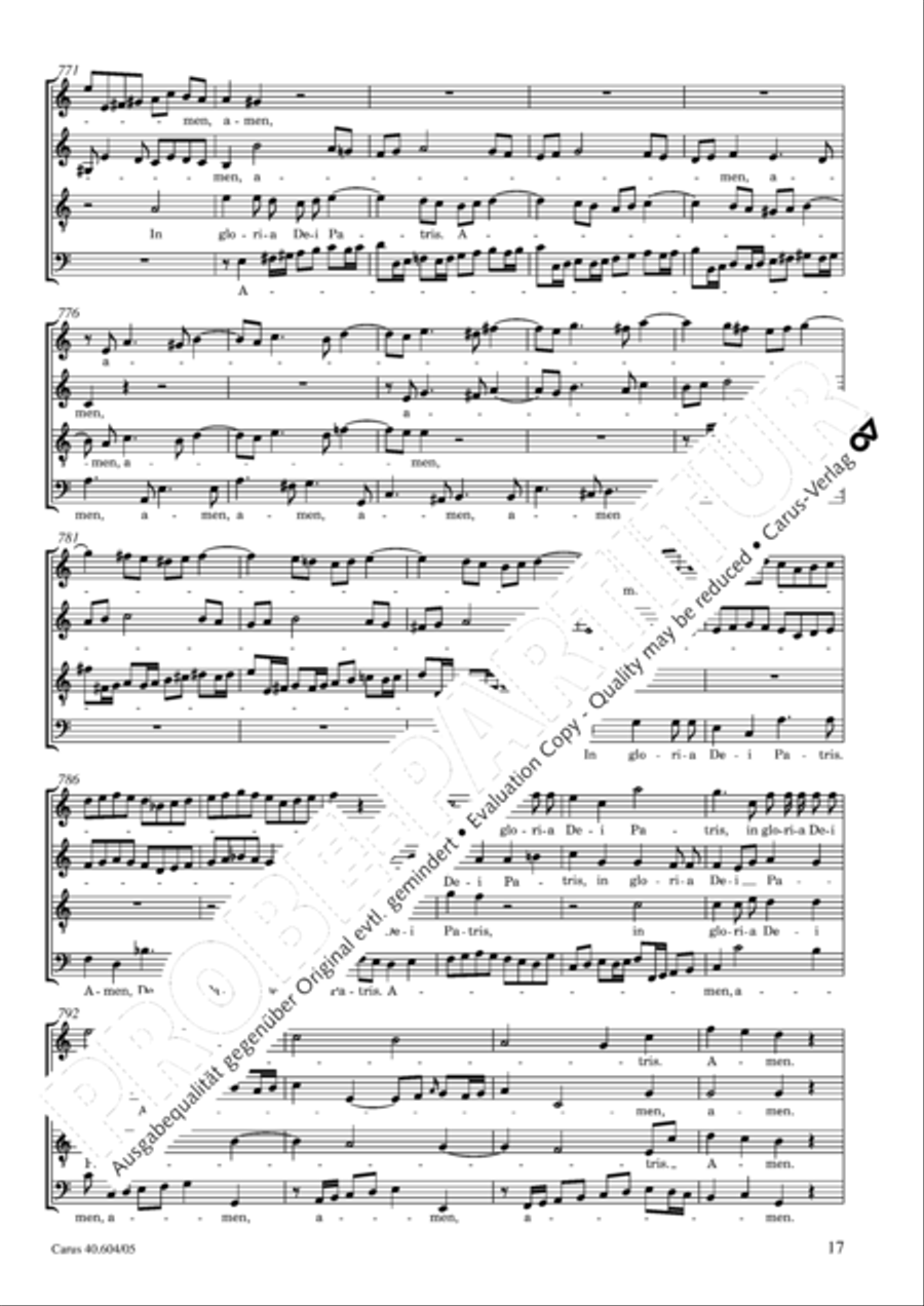 Grosse Mariazeller Messe in C 4-Part scores gallery preview page 18