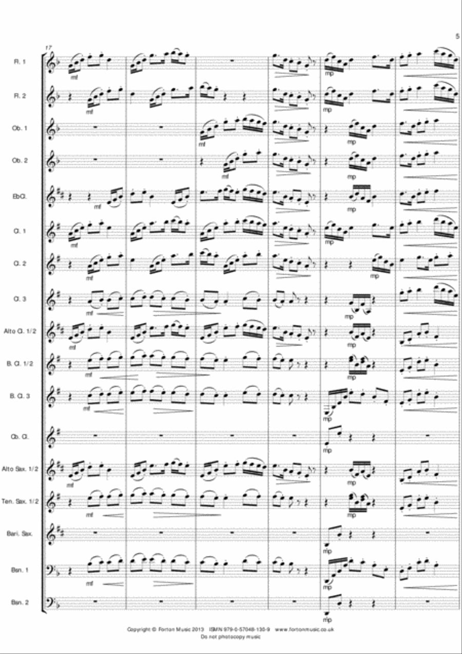 Blackwood Breeze Set of Parts scores gallery preview page 5