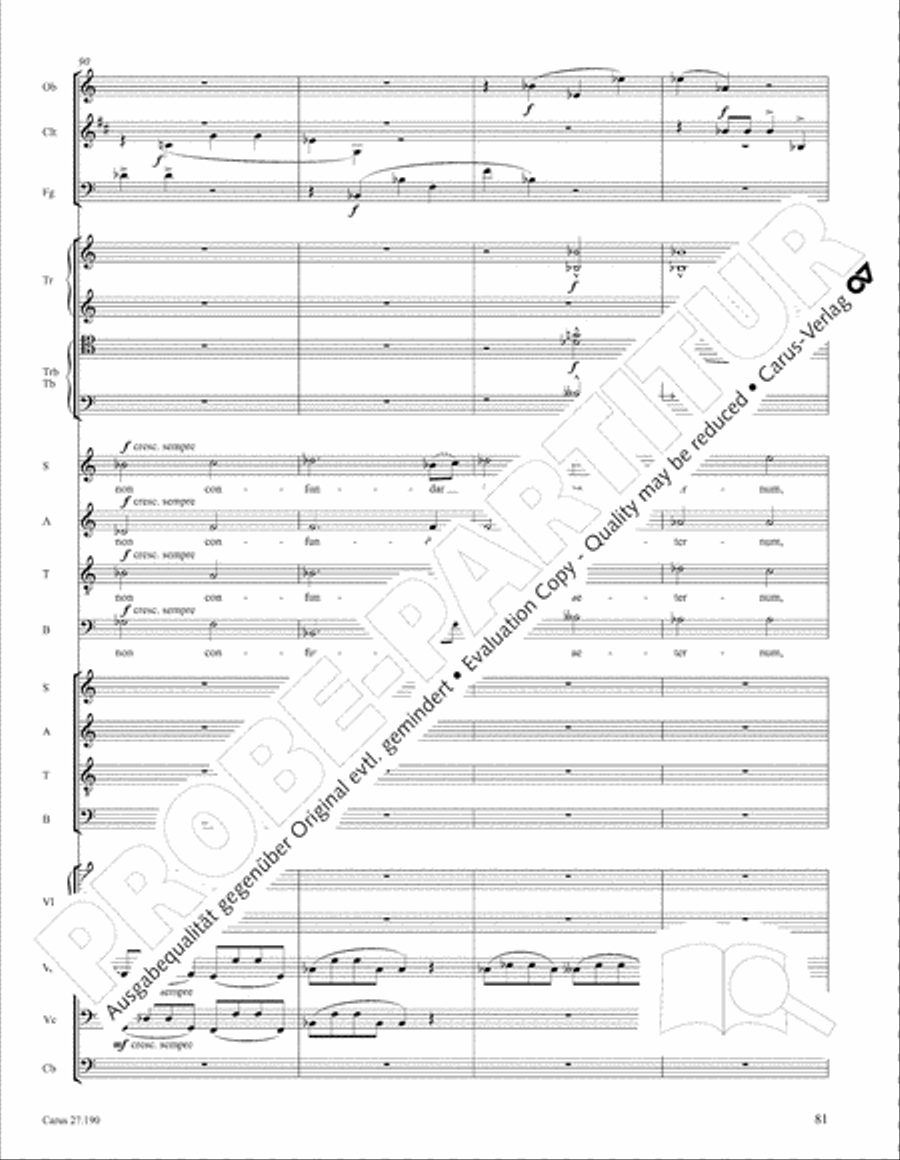 Te Deum 4-Part scores gallery preview page 88