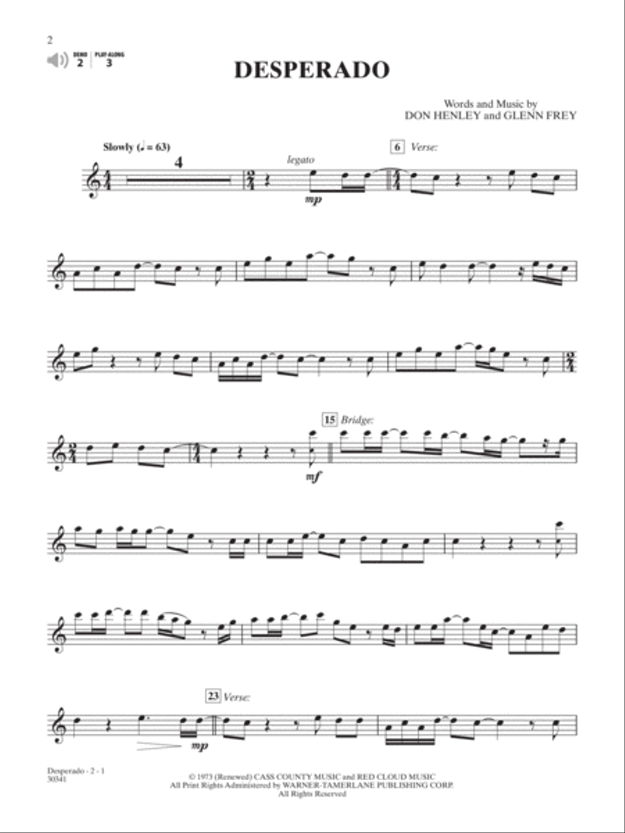Selections from Rolling Stone Magazine's 500 Greatest Songs of All Time (Instrumental Solos) Alto Saxophone scores gallery preview page 3