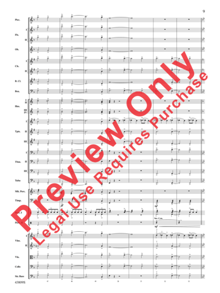 Gershwin by George! Full Orchestra scores gallery preview page 10