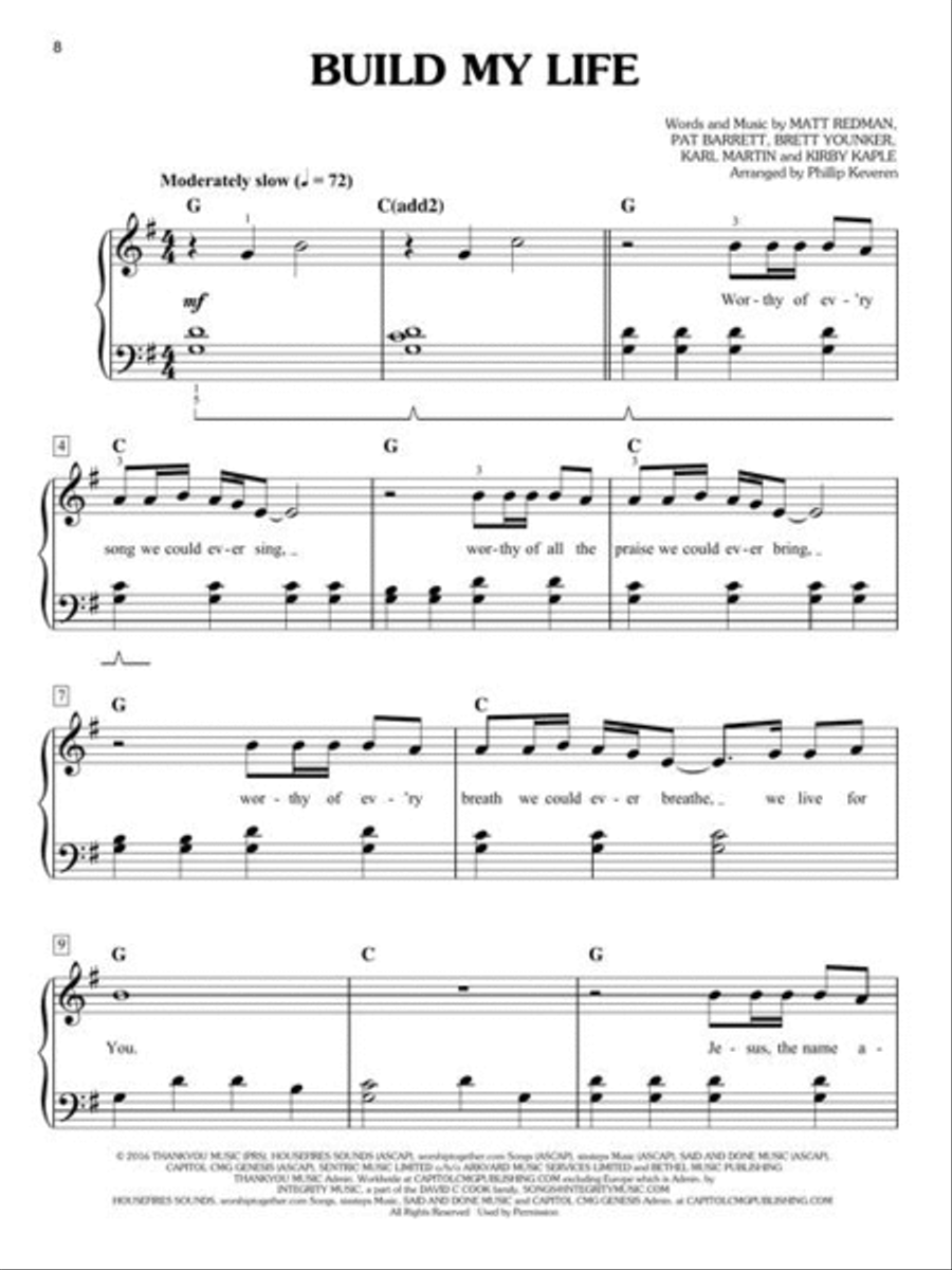 Living Hope Living Hope Easy Piano scores gallery preview page 7