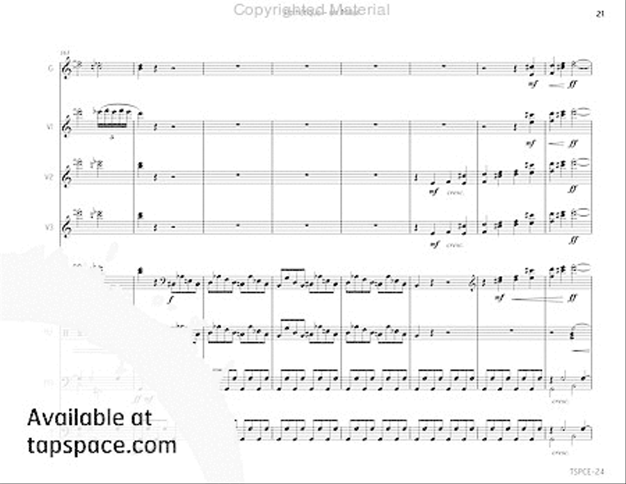 Pathetique Percussion Ensemble scores gallery preview page 26