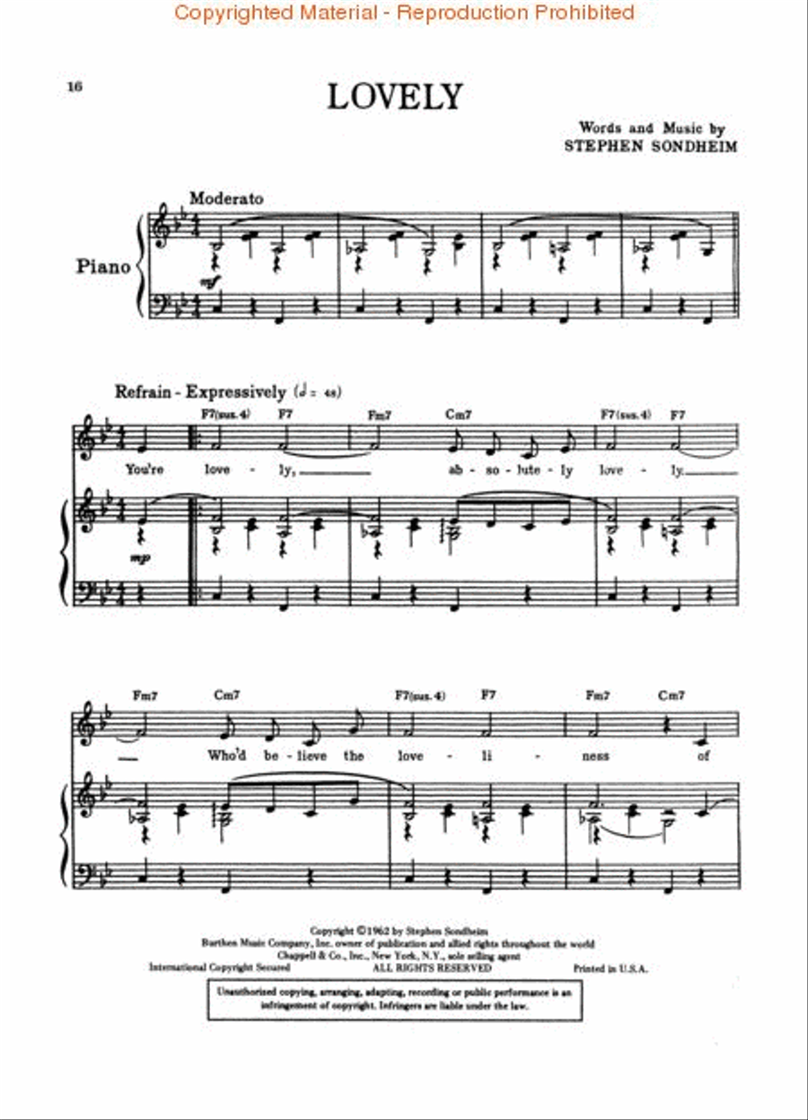 A Funny Thing Happened on the Way to the Forum Piano, Vocal, Guitar scores gallery preview page 3