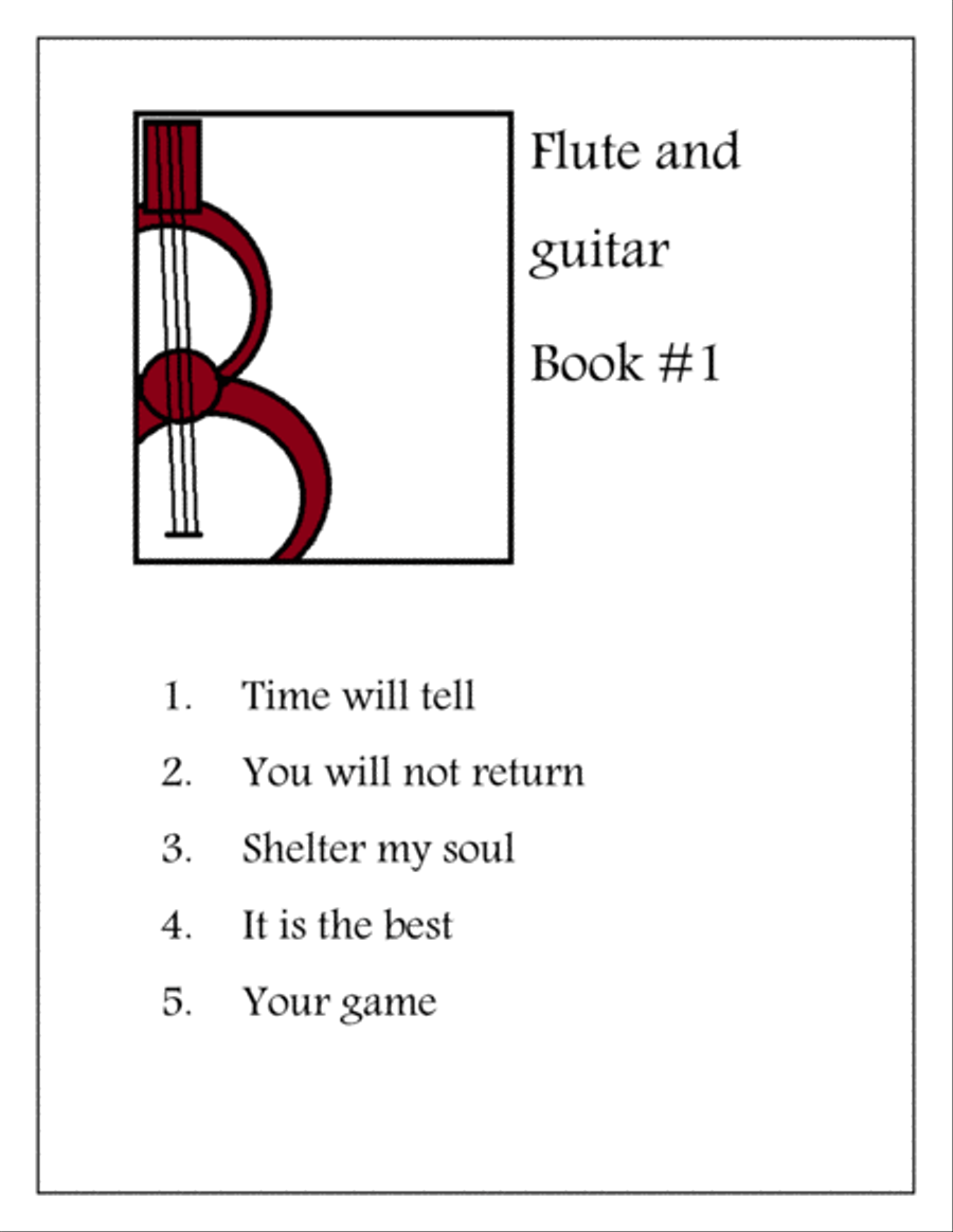 Flute and Guitar - Book 1 Flute scores gallery preview page 2