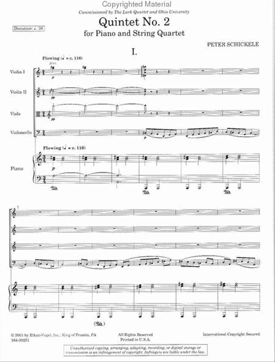 Quintet No. 2 Chamber Music scores gallery preview page 2