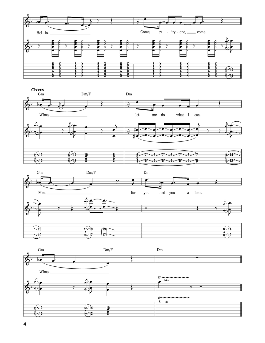 Marcus Garvey Marcus Garvey Acoustic Guitar scores gallery preview page 4