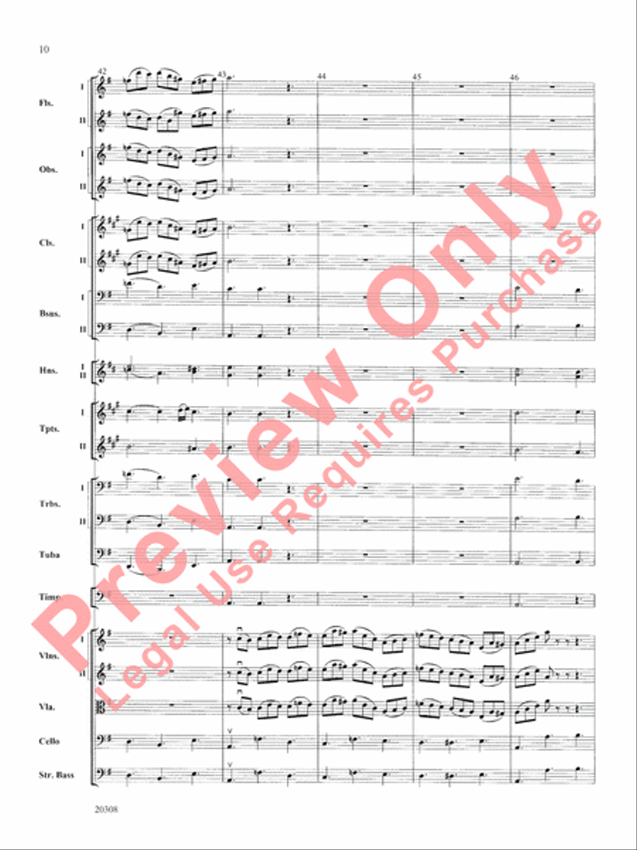 Jesu, Joy of Man's Desiring Full Orchestra scores gallery preview page 11