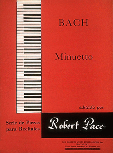Minuetto  Serie De Piezas  Para Recitales Red - (Sheet Music in Spanish)