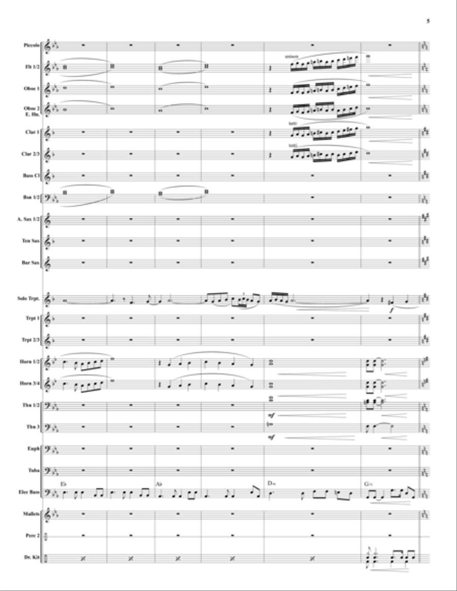 Tribute to Doc Tribute to Doc Soprano Saxophone scores gallery preview page 6