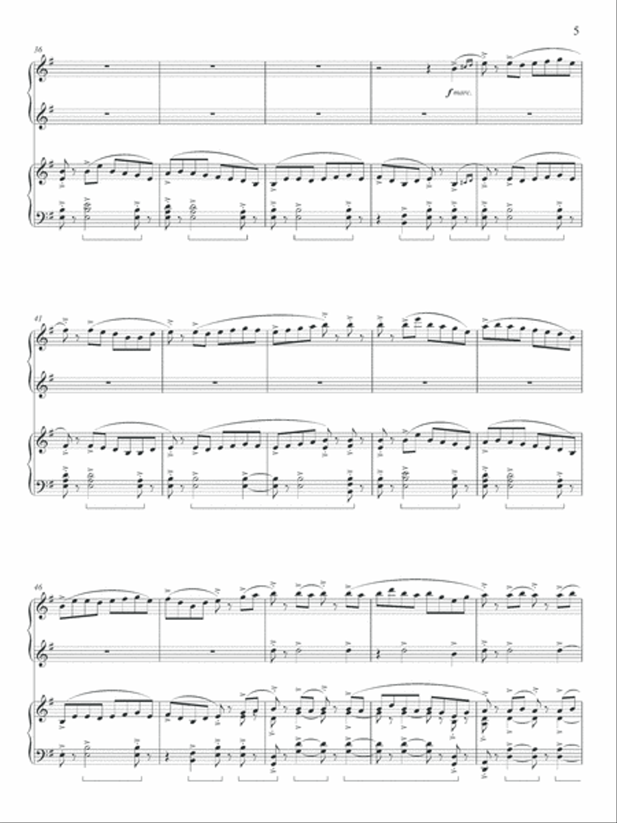 Bound for the promised land 4-Part scores gallery preview page 5