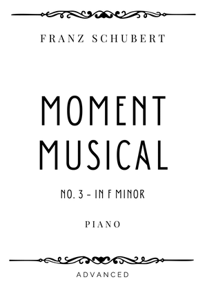 Schubert - Moment Musical No. 3 - Advanced